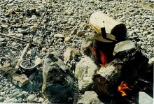 User submitted picture: Coffee Break on the Yukon...